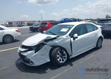 2021 Toyota Corolla Le из США, поврежденный, VIN 5YFEPMAE6MP150290